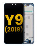 Replacement LCD Assembly With Frame Compatible with Huawei Y9 (2019) (Refurbished) (Sapphire Blue)