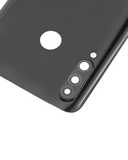 Replacement Back cover Glass With Camera Lens Compatible with Huawei P30 Lite / Nova 4E (6GB RAM / Without Logo) (Midnight Black)