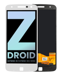 Replacement LCD Assembly Without Frame Compatible with Motorola Moto Z Droid (XT1650-01 / XT1650-03 / 2016) (Genuine OEM) (White)