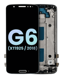 Replacement LCD Assembly With Frame Compatible with Motorola Moto G6 (XT1925 / 2018) (Genuine OEM) (Black)