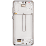 Replacement OLED Assembly With Frame Compatible with Samsung Galaxy A73 (A735 / 2022) (Refurbished) (White)
