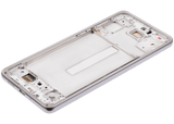 Replacement OLED Assembly With Frame Compatible with Samsung Galaxy A73 (A735 / 2022) (Refurbished) (White)