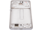 Replacement OLED Assembly With Frame Compatible with Samsung Galaxy A73 (A735 / 2022) (Refurbished) (White)