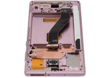 Replacement OLED Assembly With Frame Compatible with Samsung Galaxy Note 10 (Refurbished) (Aura Glow / Silver)