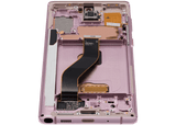 Replacement OLED Assembly With Frame Compatible with Samsung Galaxy Note 10 (Refurbished) (Aura Glow / Silver)