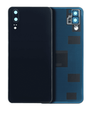 Replacement Back cover Glass With Camera Lens Compatible with Huawei P20 (Black)