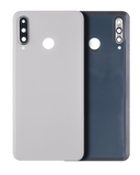 Replacement Back cover Glass With Camera Lens Compatible with Huawei P30 Lite / Nova 4E (4GB RAM / Without Logo) (Pearl White)