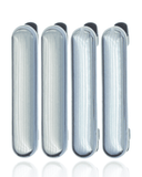 Replacement Hard Buttons (Power / Volume) Compatible with LG Stylo 6 / K71 (Blue) (4 Piece Set)