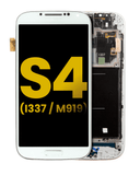 Replacement OLED Assembly With Frame Compatible with Samsung Galaxy S4 (I337 / M919) (AT&T & T-Mobile / Straight Talk) (Refurbished) (White)