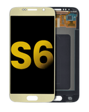 Replacement OLED Assembly Without Frame Compatible with Samsung Galaxy S6 (Refurbished) (Gold Titanium)