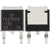 Replacement TK5P65W - N-Channel Power Supply Mosfet Compatible with Sony (Game Console Parts) PlayStation 4 Slim / Pro (TO252) (Soldering Required)
