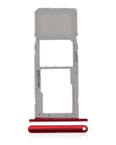 Replacement Single Sim Card Tray Compatible with LG K22 (2020) (Red)