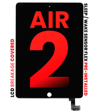 Replacement LCD Assembly With Digitizer Compatible with Apple iPad Air 2 (Sleep / Wake Sensor Flex Pre-Installed) (Aftermarket Pro: XO7-2) (Black)