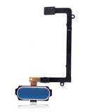 Replacement Home Button With Flex Cable Compatible with Samsung Galaxy S6 Edge (Blue)
