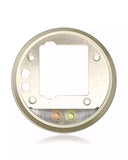 Replacement Back Camera Lens Bracket And Flash Diffuser Compatible with Motorola Moto Z Droid (XT1650-01 / 2016) (Gold)