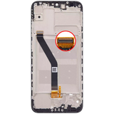 Replacement LCD Assembly With Frame Compatible with Huawei Y6 (2019) (Refurbished) (Midnight Black)