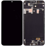 Replacement OLED Assembly With Frame Compatible with Samsung Galaxy A20 (A205 / 2019) (F Version) (Service Pack) (All Colors)