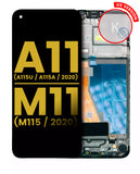 Replacement LCD Assembly With Frame Compatible with Samsung Galaxy A11 (A115U / A115A / 2020) / M11 (M115 / 2020) (US Version) (Refurbished) (All Colors)