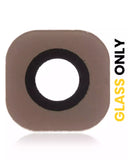 Replacement Back Camera Lens (Glass Only) With Adhesive Compatible with Samsung Galaxy S6 / S6 Edge (Gold) (10 Pack)
