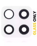 Replacement Back Camera Lens (Glass Only) With Adhesive Compatible with Samsung Galaxy A42 5G (A426 / 2020) (Prism Dot White)