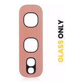 Replacement Back Camera Lens (Glass Only) With Adhesive Compatible with Samsung Galaxy S10E (Flamingo Pink) (10 Pack)