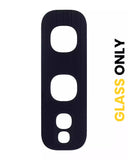 Replacement Back Camera Lens (Glass Only) With Adhesive Compatible with Samsung Galaxy S10E (Prism Black) (10 Pack)