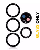 Replacement Back Camera Lens (Glass Only) With Adhesive Compatible with Samsung Galaxy S21 Ultra 5G (5 Piece Set)