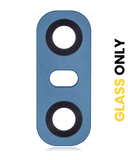 Replacement Back Camera Lens (Glass Only) With Adhesive Compatible with LG G6 (Optical Marine Blue)