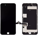 Replacement LCD Assembly With Steel Plate Compatible with Apple iPhone 8 Plus (Aftermarket) (Black)