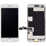 Replacement LCD Assembly With Steel Plate Compatible with Apple iPhone 8 Plus (Aftermarket) (White)