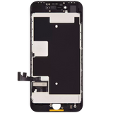 Replacement LCD Assembly With Steel Plate Compatible with Apple iPhone 8 / SE (2020 / 2022) (Aftermarket) (Black)