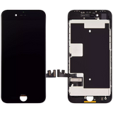 Replacement LCD Assembly With Steel Plate Compatible with Apple iPhone 8 / SE (2020 / 2022) (Aftermarket) (Black)