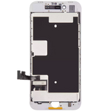 Replacement LCD Assembly With Steel Plate Compatible with Apple iPhone 8 / SE (2020 / 2022) (Aftermarket) (White)