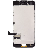 Replacement LCD Assembly With Steel Plate Compatible with Apple iPhone 7 (Aftermarket) (Black)