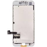 Replacement LCD Assembly With Steel Plate Compatible with Apple iPhone 7 (Aftermarket) (White)