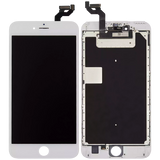 Replacement LCD Assembly With Steel Plate Compatible with Apple iPhone 6S Plus (Refurbished) (White)