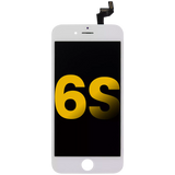 Replacement LCD Assembly With Steel Plate Compatible with Apple iPhone 6S (Refurbished) (White)