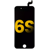 Replacement LCD Assembly With Steel Plate Compatible with Apple iPhone 6S (Refurbished) (Black)