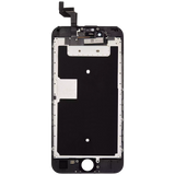 Replacement LCD Assembly With Steel Plate Compatible with Apple iPhone 6S (Refurbished) (Black)