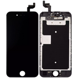 Replacement LCD Assembly With Steel Plate Compatible with Apple iPhone 6S (Refurbished) (Black)