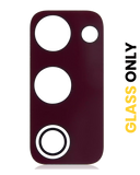 Replacement Back Camera Lens (Glass Only) With Adhesive Compatible with Samsung Galaxy S20 FE 4G / 5G (Cloud Red)