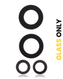 Replacement Back Camera Lens (Glass Only) With Adhesive Compatible with OnePlus 9R (3 Piece Set)