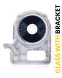Replacement Back Camera Lens With Bracket Compatible with LG Velvet (White)