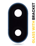 Replacement Back Camera Lens With Bracket Compatible with Huawei Mate 10 Lite (Blue)
