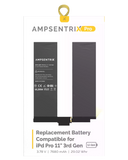 Replacement Battery Compatible with Apple iPad Pro 11" 3rd Gen (2021) / Pro 11" 4th Gen (2022) (AmpSentrix Pro)