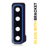 Replacement Back Camera Lens With Bracket Compatible with Samsung Galaxy A9 (A920 / 2018) (Lemonade Blue)