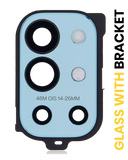 Replacement Back Camera Lens With Bracket Compatible with OnePlus 9R (Lake Blue)