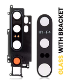 Replacement Back Camera Lens With Bracket Compatible with Xiaomi Note 10 (Black)