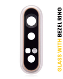 Replacement Back Camera Lens With Bracket / Bezel Compatible with Samsung Galaxy A80 (A805 / 2019) (Angel Gold)