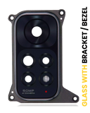 Replacement Back Camera Lens With Bracket / Bezel Compatible with Xiaomi Redmi Note 11 (Graphite Gray)